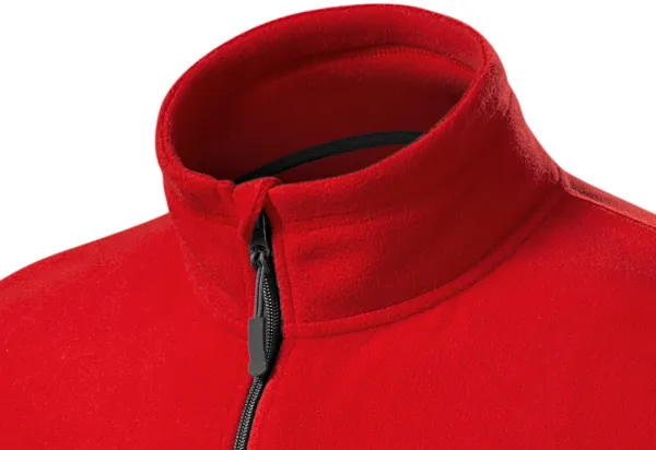 Pánská fleecová bunda kontrastní - Zvednutý límec proti chladu na krku