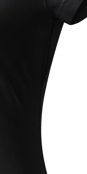 Dámské tričko s V-výstřihem zúžené - Střih s bočními švy