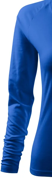 Dámské triko zúžené, V-výstřih - Dlouhé raglánové rukávy