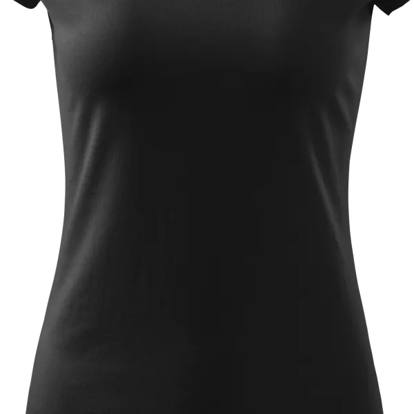 Dámské triko s velmi krátkým rukávem - Jemně zúžený střih