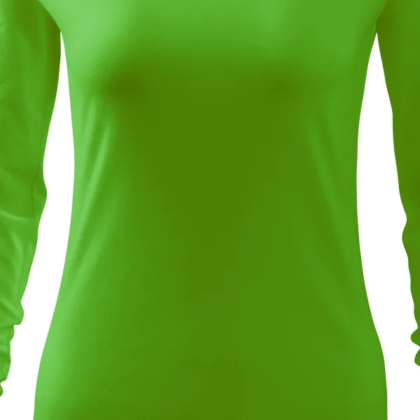 Dámské triko zúžené, V-výstřih - Jemně zúžený střih