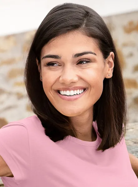 Dámské trendové tričko - Klasický kulatý výstřih