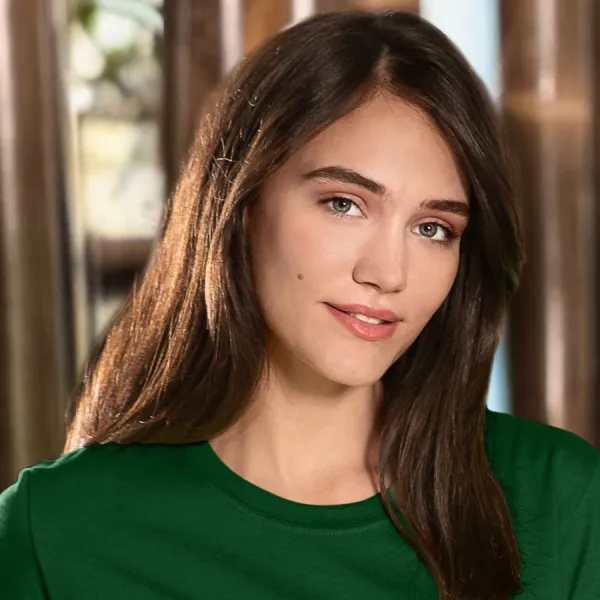 Dámské triko klasické - Klasický kulatý výstřih