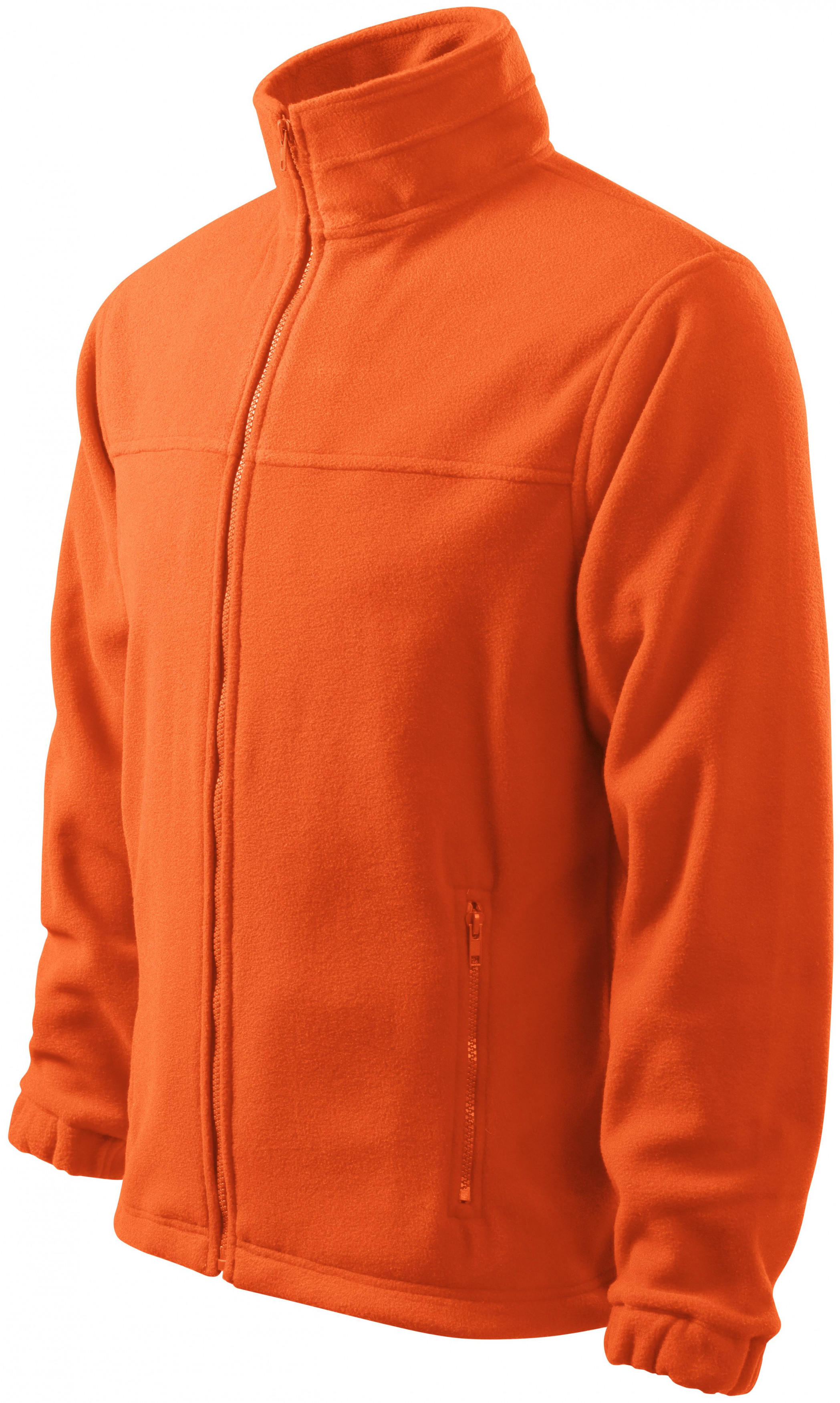 Pánska fleecová bunda, oranžová, 2XL